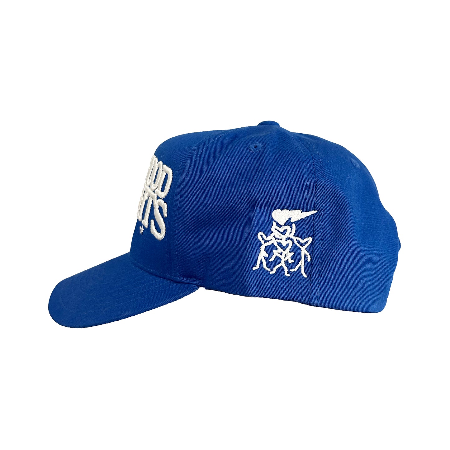 BLUE "HEROIKS" THINK GOOD THOUGHTS 5 PANEL CAP