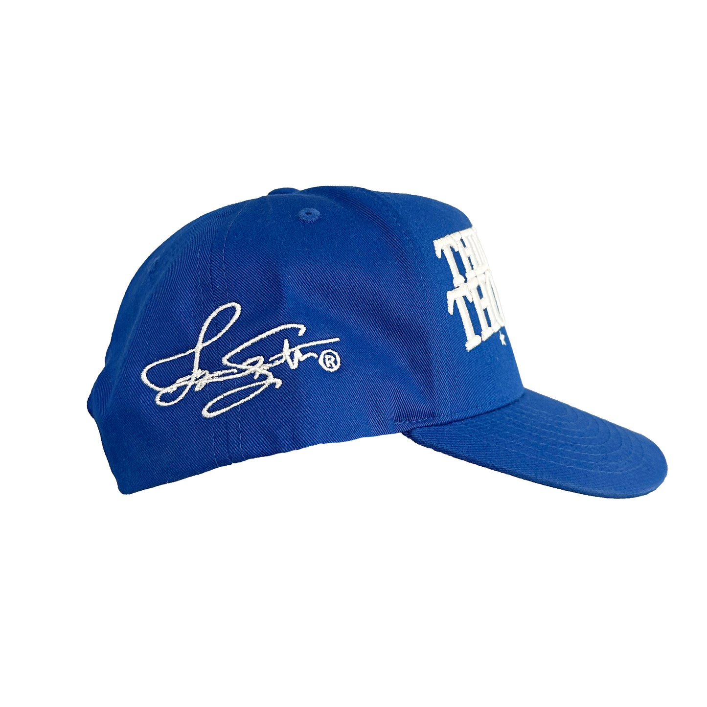 BLUE "HEROIKS" THINK GOOD THOUGHTS 5 PANEL CAP