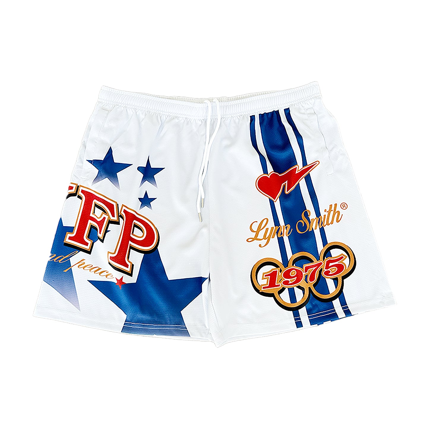 MAY YOU FIND PEACE OLYMPIC MESH SHORTS