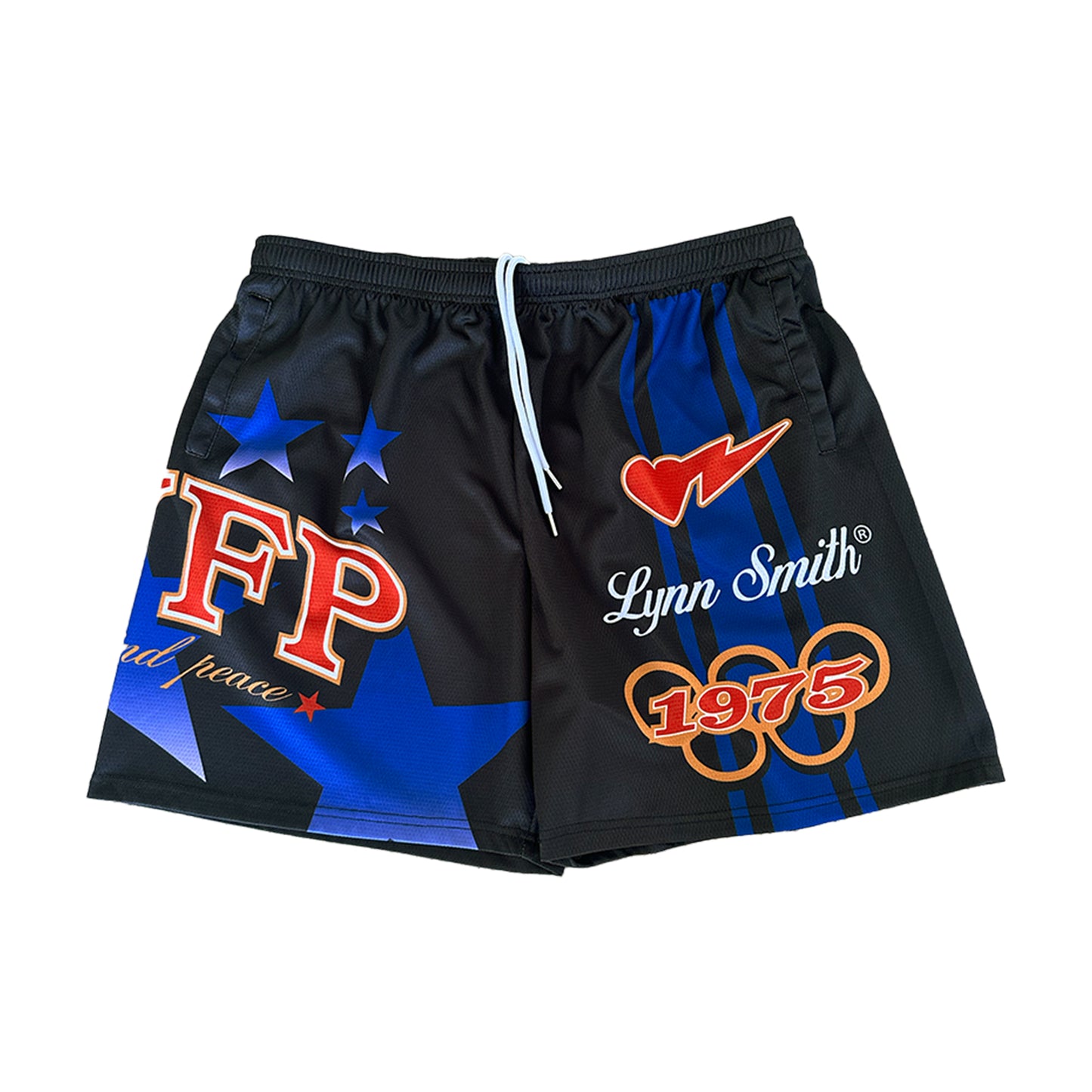MAY YOU FIND PEACE OLYMPIC MESH SHORTS