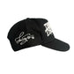 BLACK "HEROIKS" THINK GOOD THOUGHTS 5 PANEL CAP