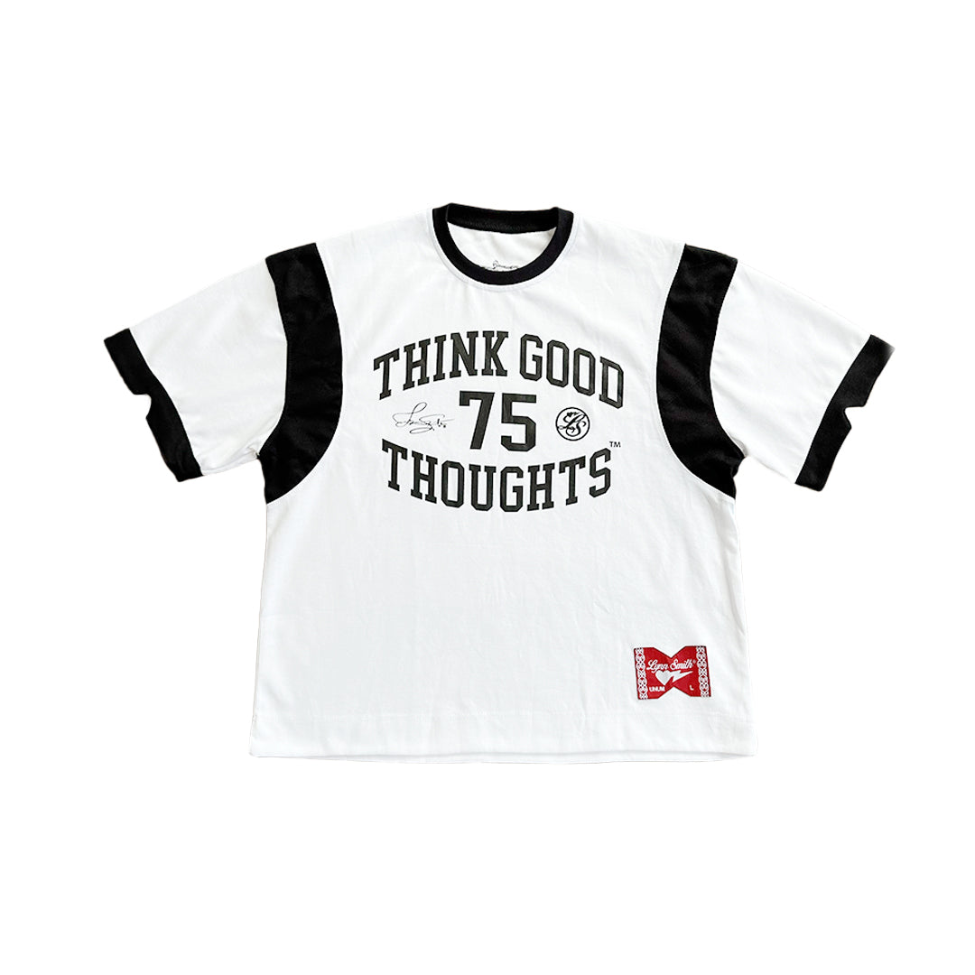 70's Street Runner Think Good Thoughts T-shirt